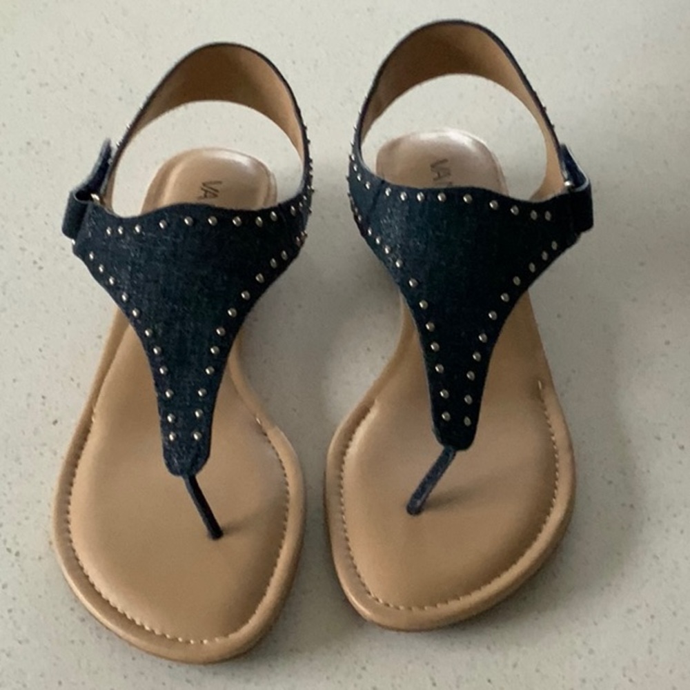 VANELI Yalena Jeans Lino Thong Sandal	NIB